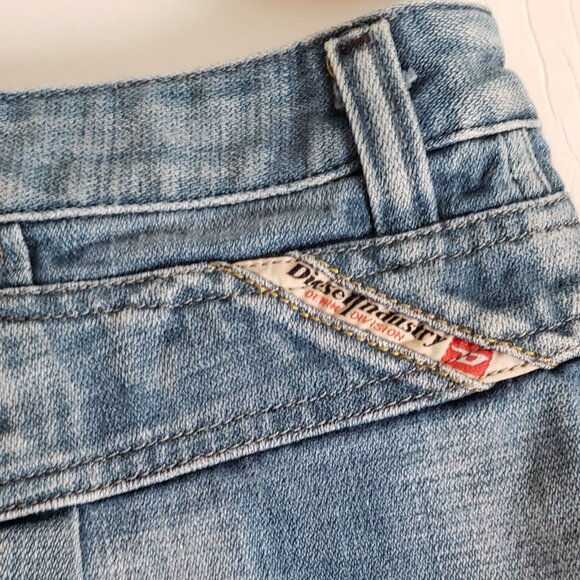 DIESEL Denim Blue Jean Wrap  Skirt Mini - Picture 10 of 10